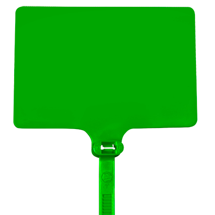 6" 120# Green Identification Cable Ties