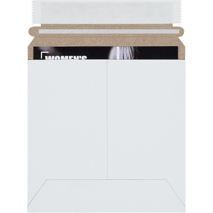 6 x 6" White Self-Seal Stayflats Plus<span class='rtm'>®</span> Mailers