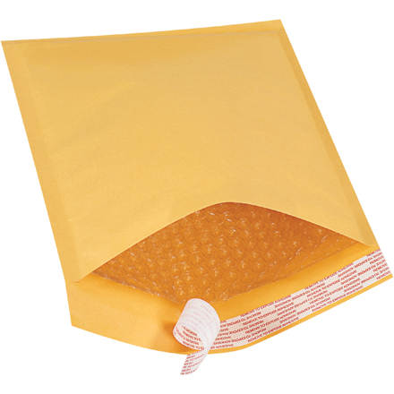 8 <span class='fraction'>1/2</span> x 12" Kraft (25 Pack) #2 Self-Seal Bubble Mailers